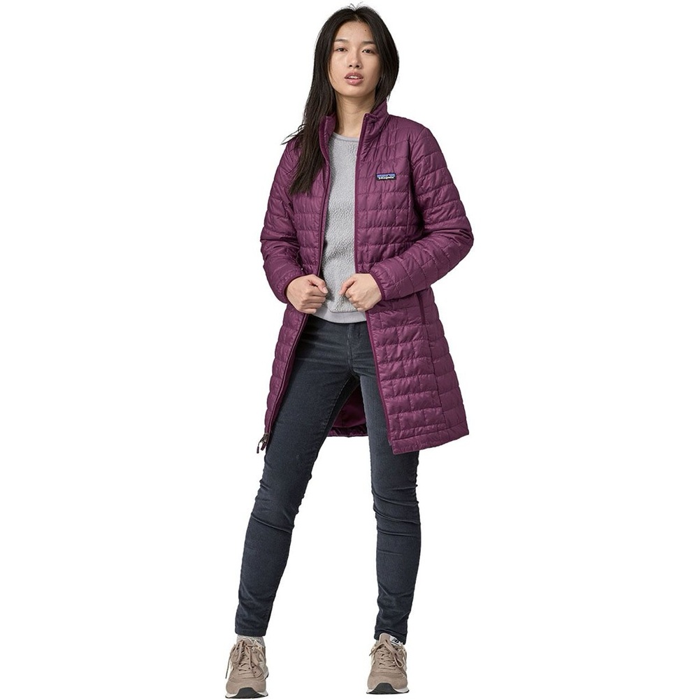 PATAGONIA | women’s nano puff‎ parka size small in night plum